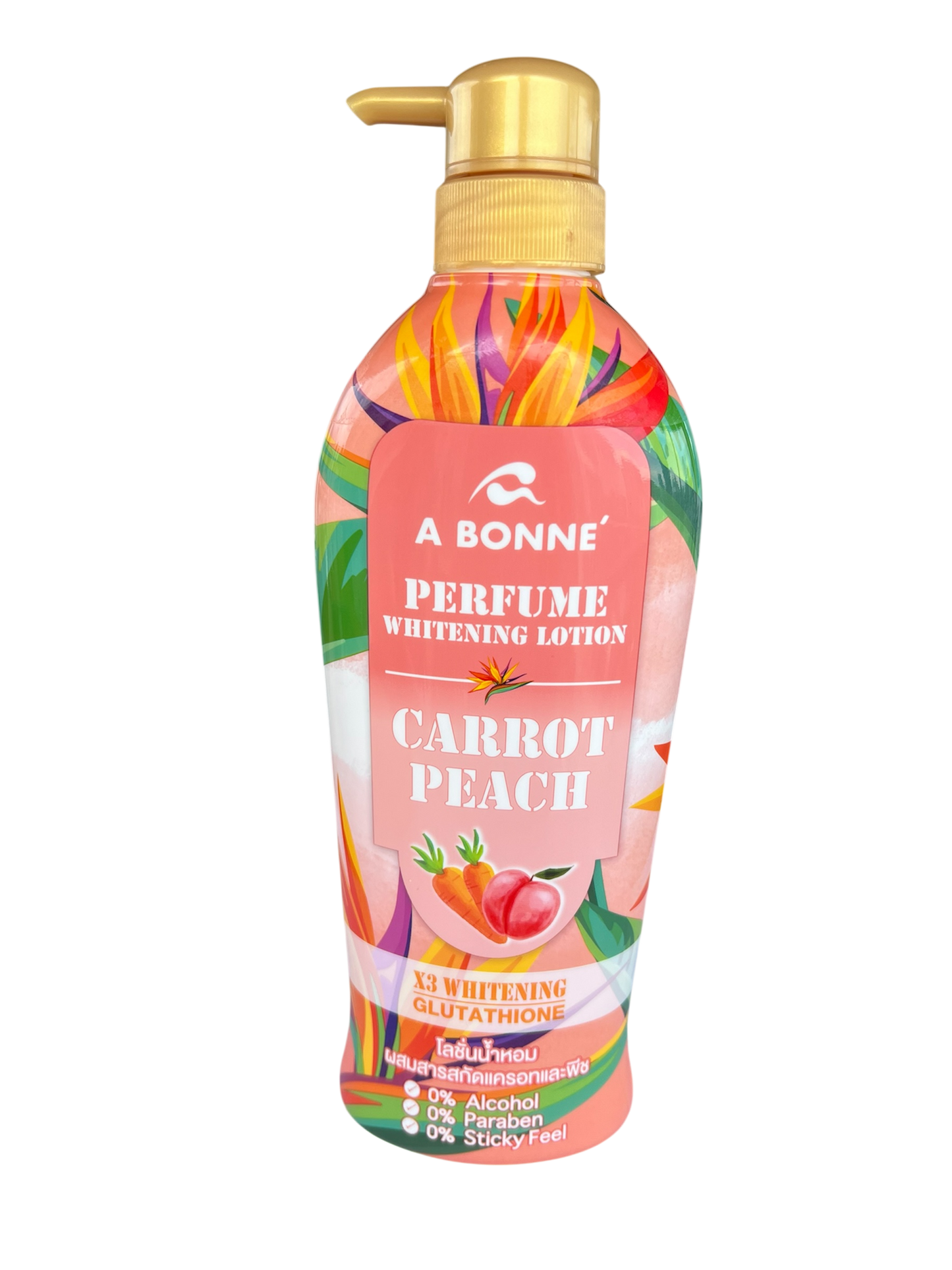 A Bonne’ Perfume Whitening Lotion – Carrot Peach (500ml)