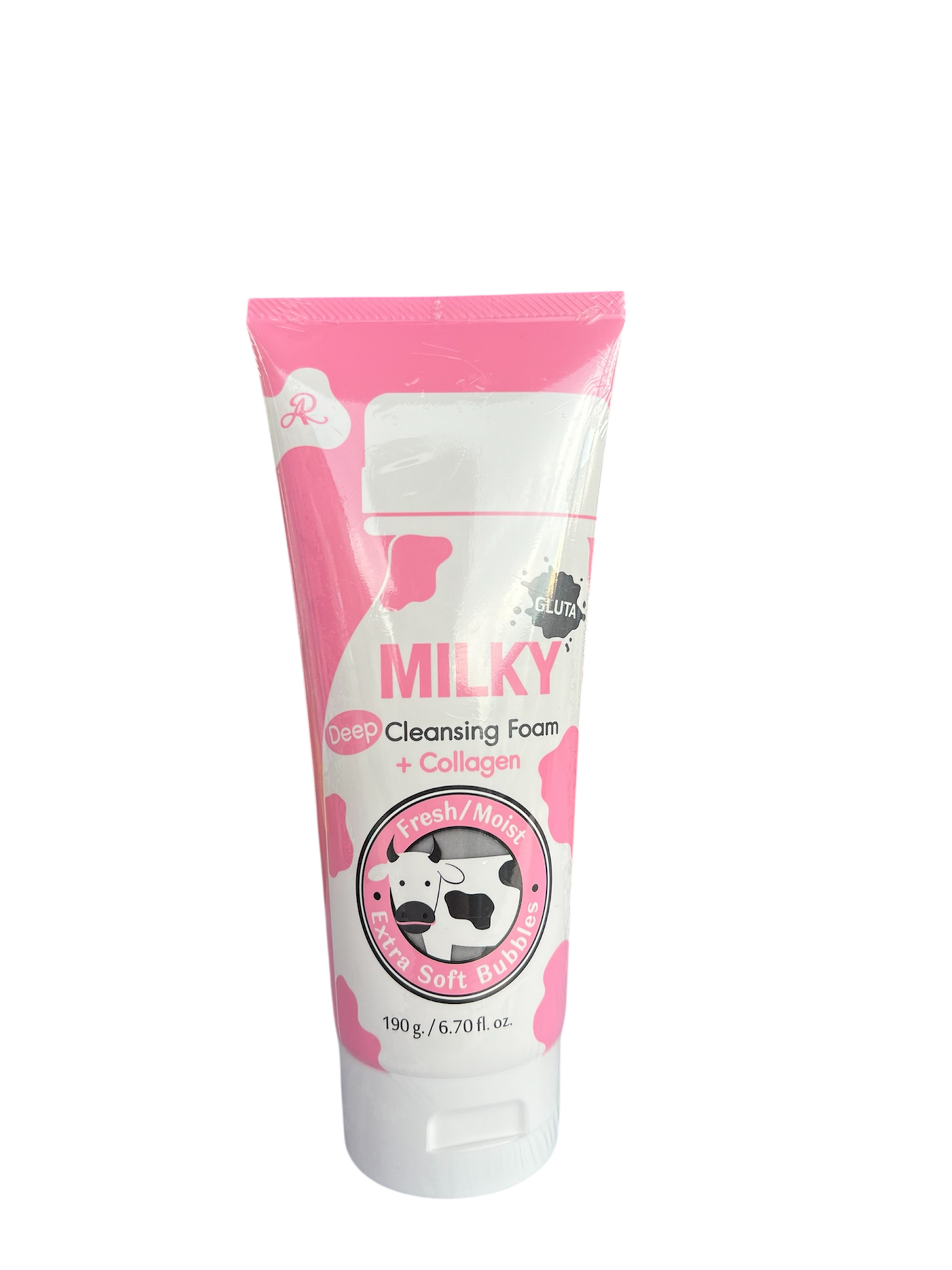 AR Milky Deep Cleansing Foam + Collagen – Fresh & Moist Extra Soft Bubbles (190g)