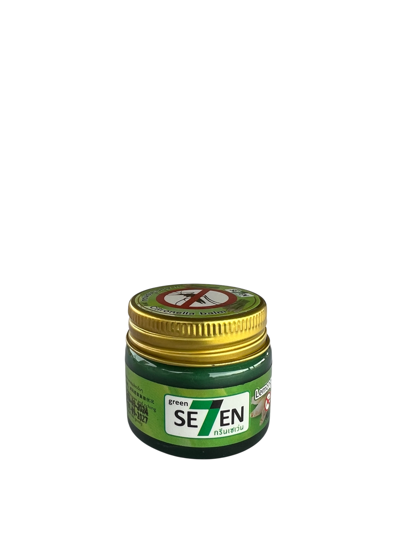 Seven Green Lemongrass Balm – Natural Citronella Mosquito Repellent & Relief Balm