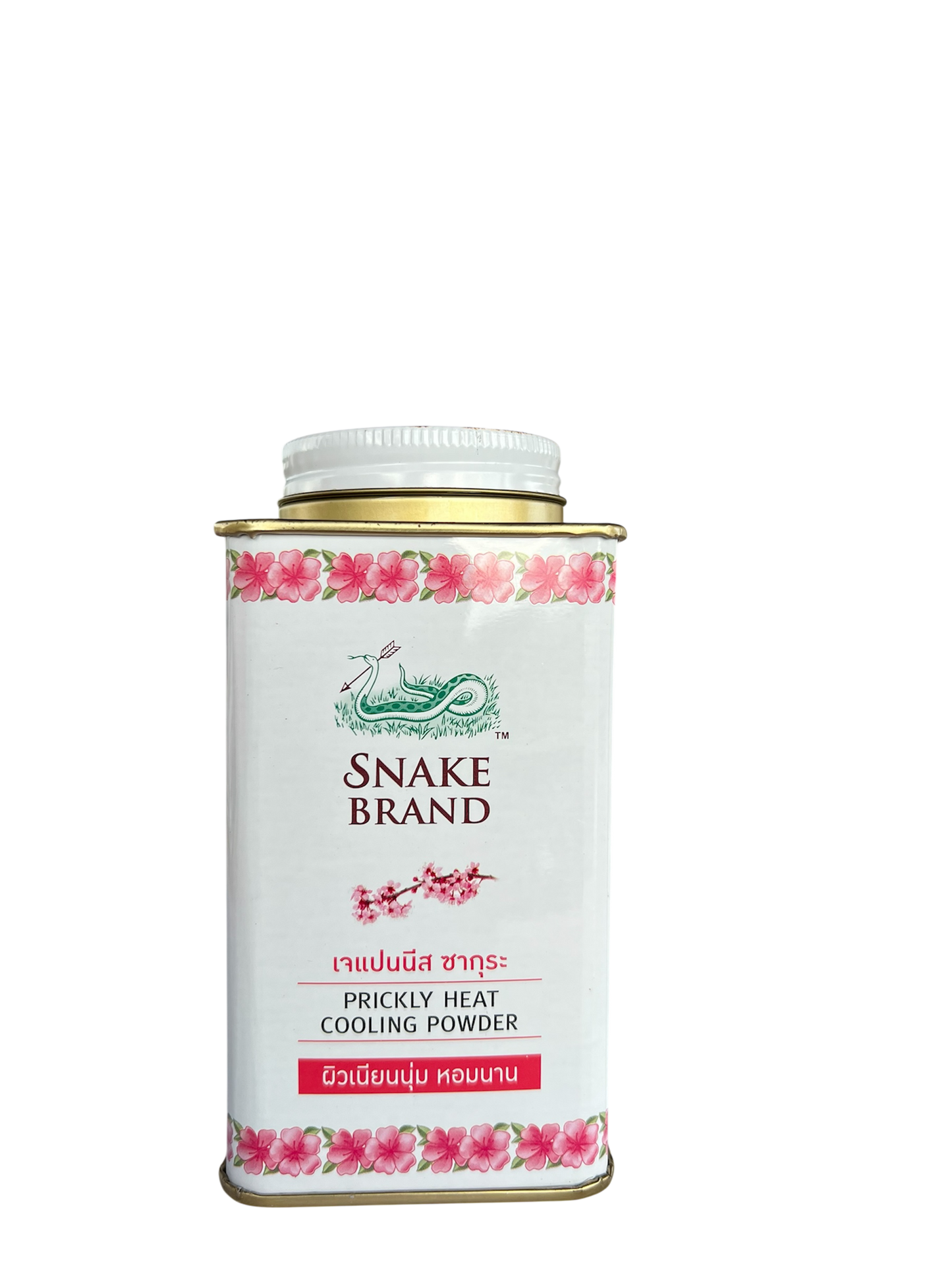Snake Brand Prickly Heat Cooling Powder – Japanese Sakura (140g)