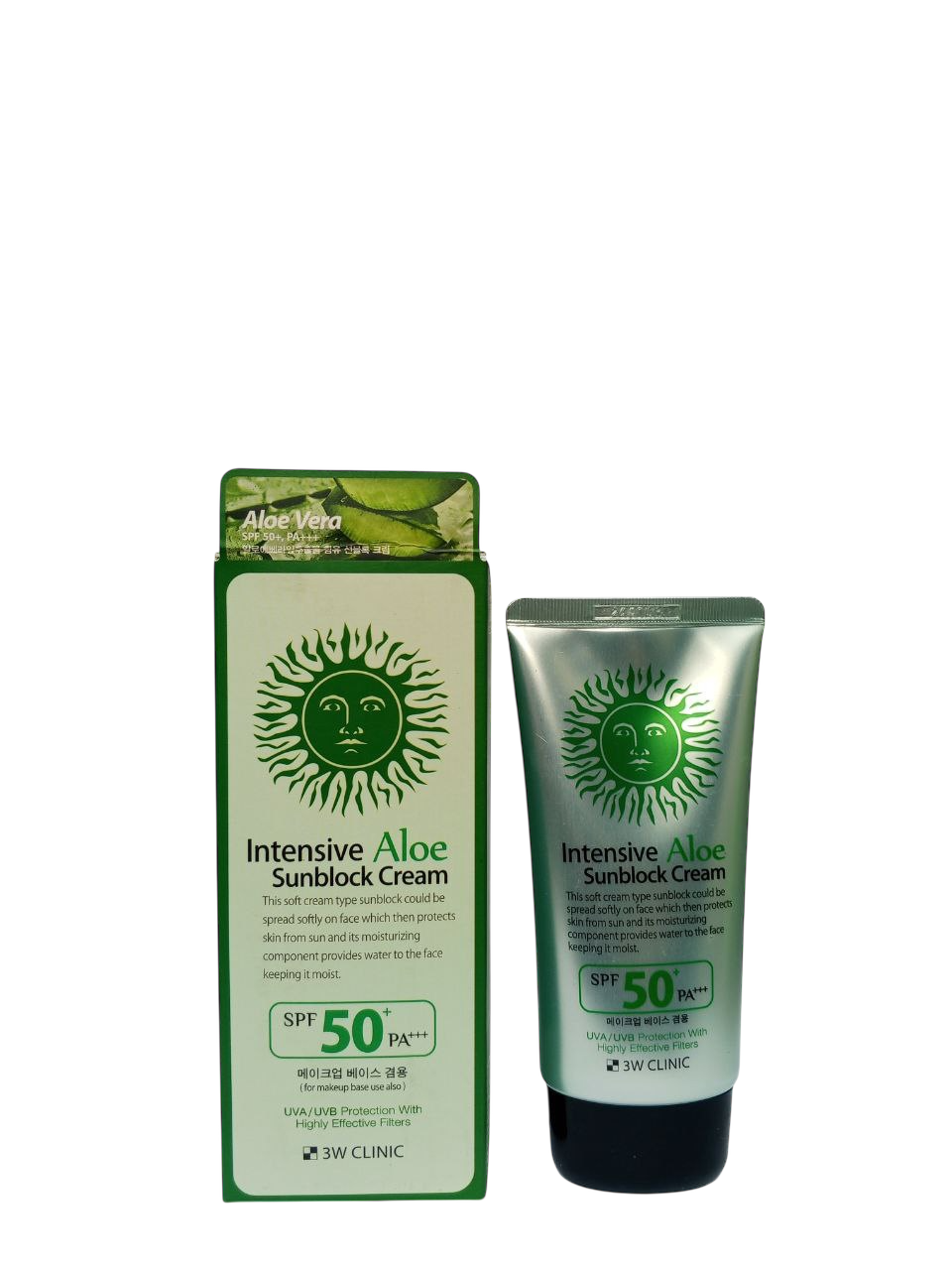 3W Clinic Intensive Aloe Sunblock Cream SPF 50+ PA+++ (70ml)