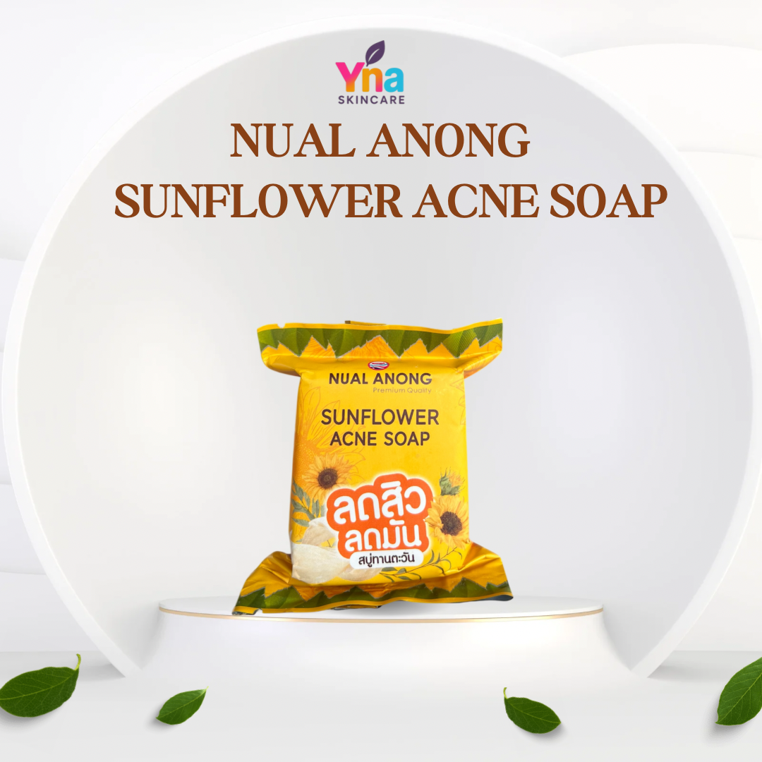 Nual Anong Sunflower Acne Soap – Oil Control & Anti-Acne Care