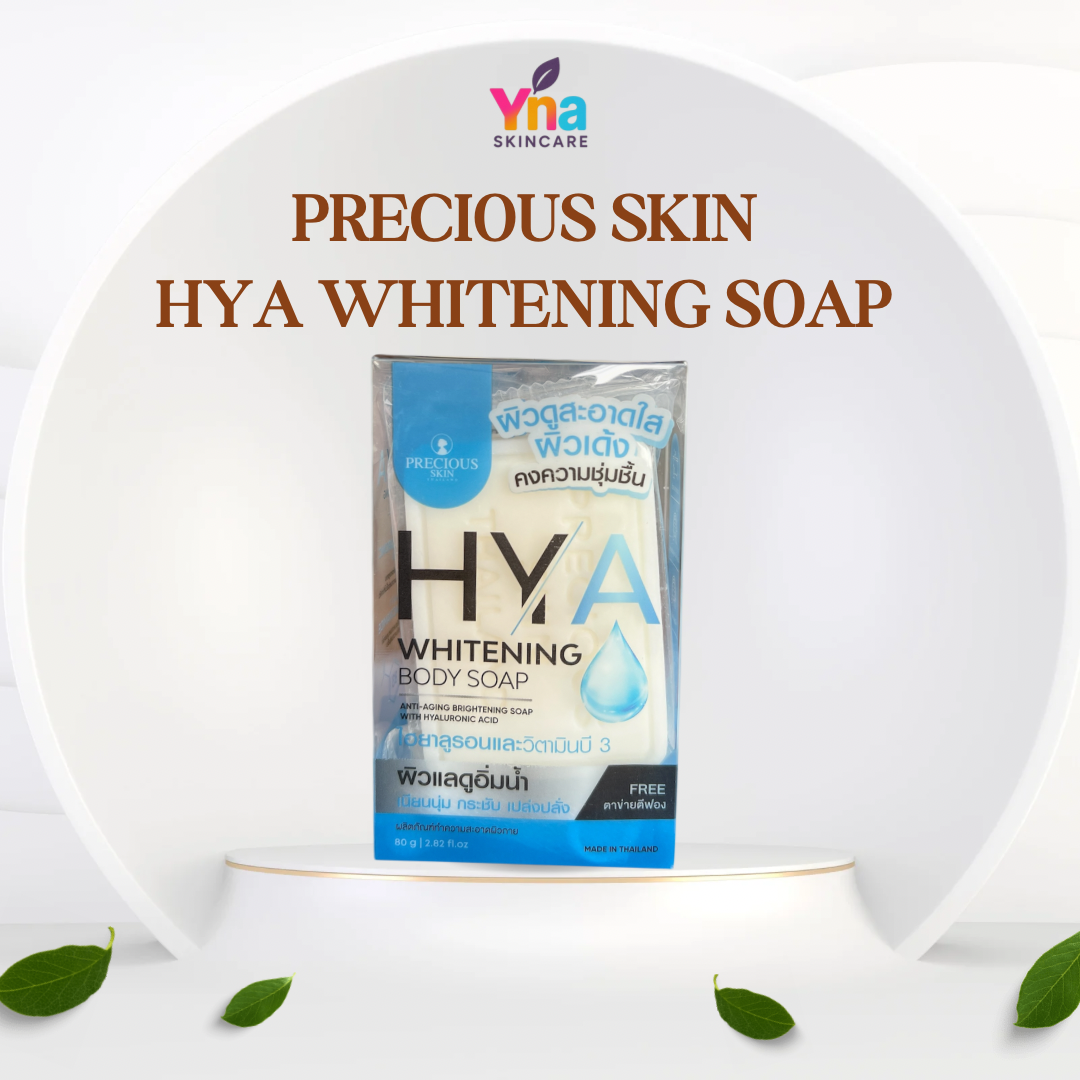 Precious Skin HYA Whitening Body Soap – Hyaluronic Acid & Vitamin B3 (80g)