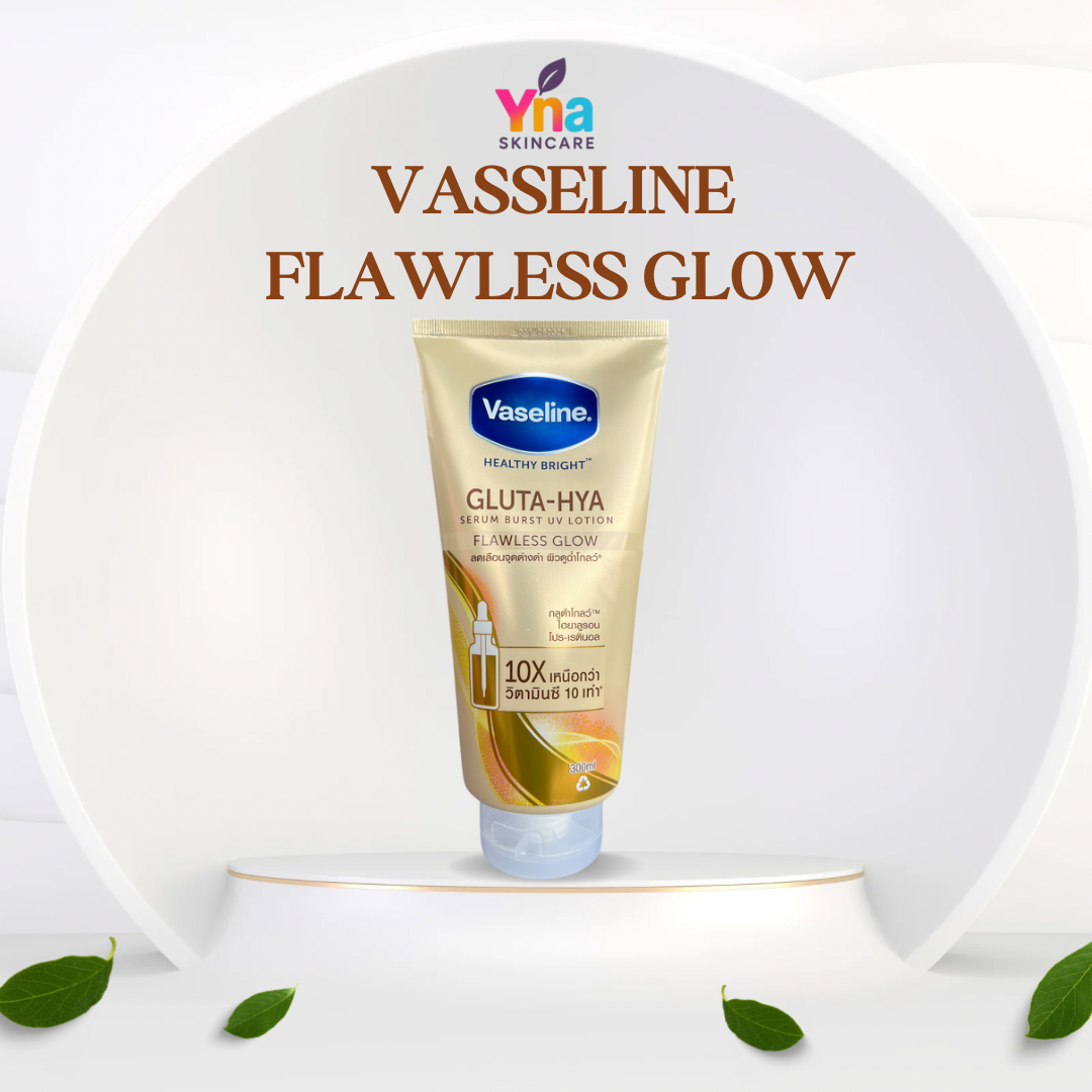 Vaseline Healthy Bright Gluta-HYA Serum Burst UV Lotion – Flawless Glow (300ml)