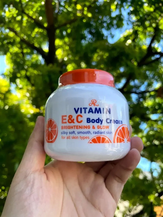 AR Vitamin E & C Body Cream Jar – Brightening Daily Moisturizer