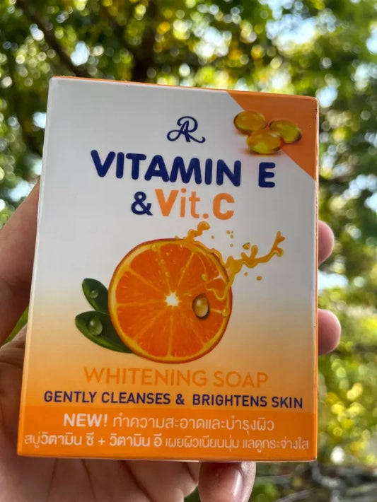AR Vitamin E & C Whitening Soap – Brightening & Moisturizing Body Bar