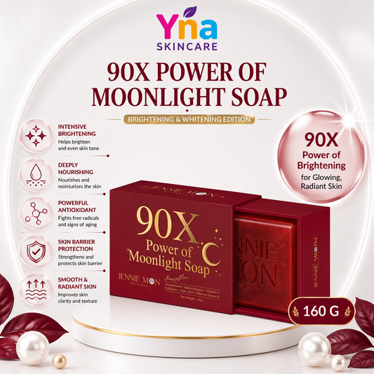 JENNIE MOON 90X POWER OF MOONLIGHT SOAP  Luxury Brightening & Nourishing Beauty Soap