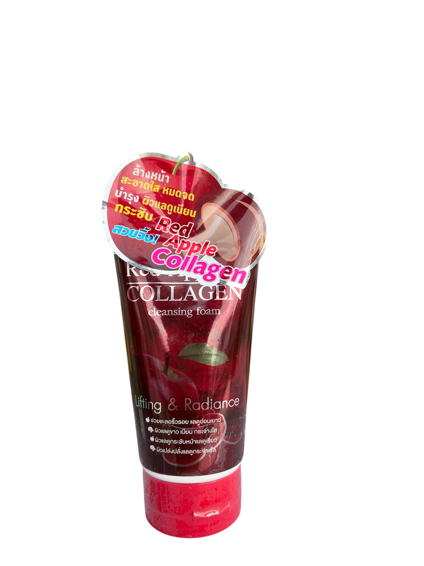 AR Red Apple Collagen Cleansing Foam – Lifting & Radiance (180g)