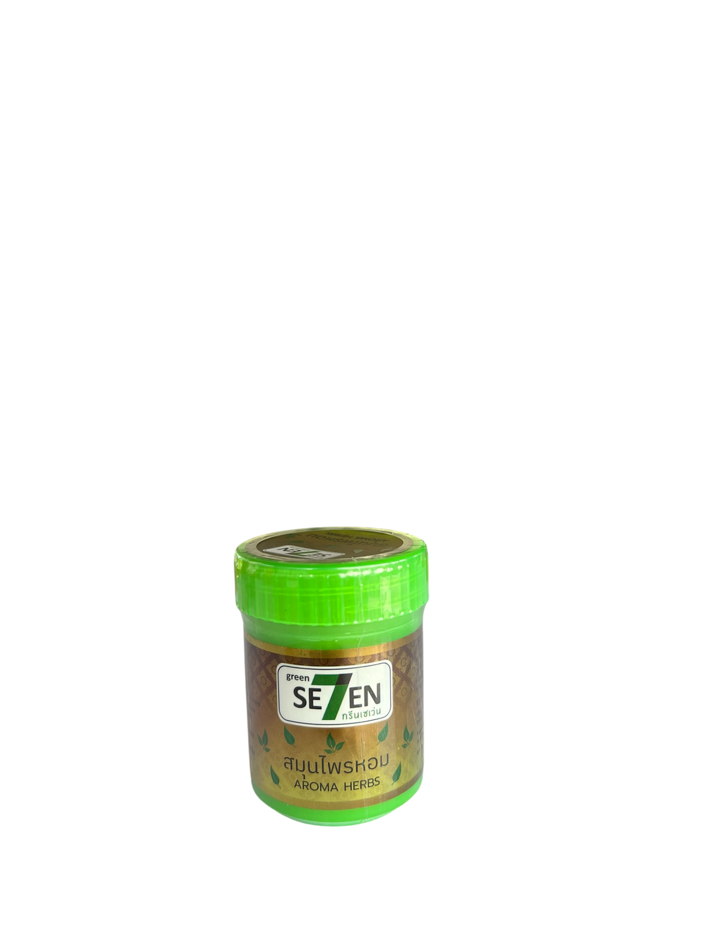Seven Green Aroma Herbs Balm – Thai Herbal Inhalant for Relaxation & Dizziness Relief