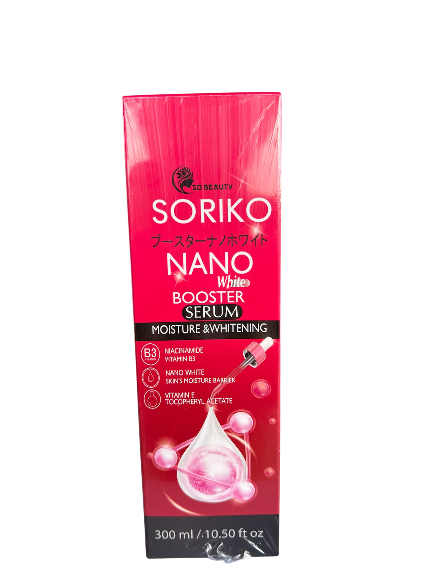 Soriko Nano White Booster Serum Moisture & Whitening (300ml)