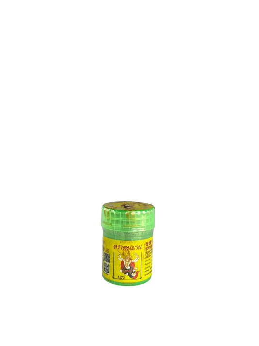 Hanuman Thai Herbal Balm – Cooling Relief for Headache, Muscle Pain & Insect Bites (Small Size)