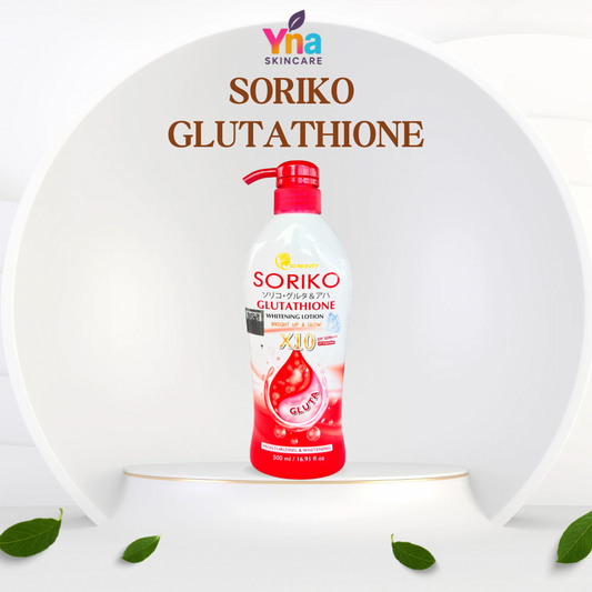 SORIKO Glutathione Whitening Lotion SPF 50+++ (500ml)