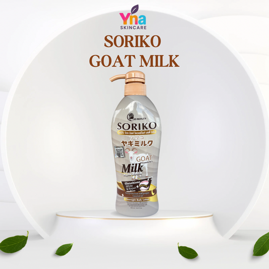SORIKO Goat Milk Overnight Whitening & Repair Body Lotion (500ml)