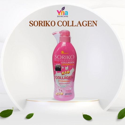 SORIKO Milk Collagen Whitening Body Lotion SPF 50+ (500ml)