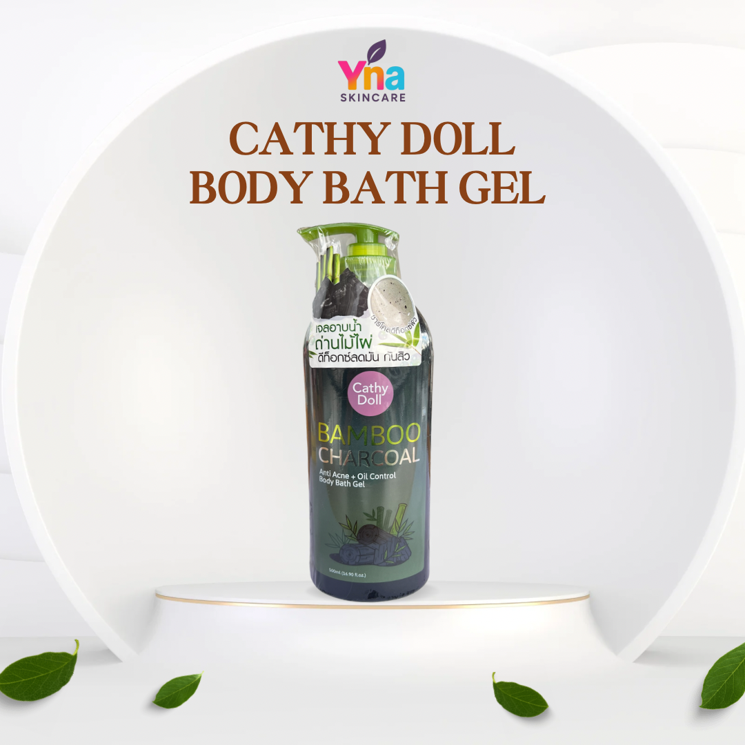 Cathy Doll Bamboo Charcoal Body Bath Gel – Anti-Acne & Oil Control (500ml)