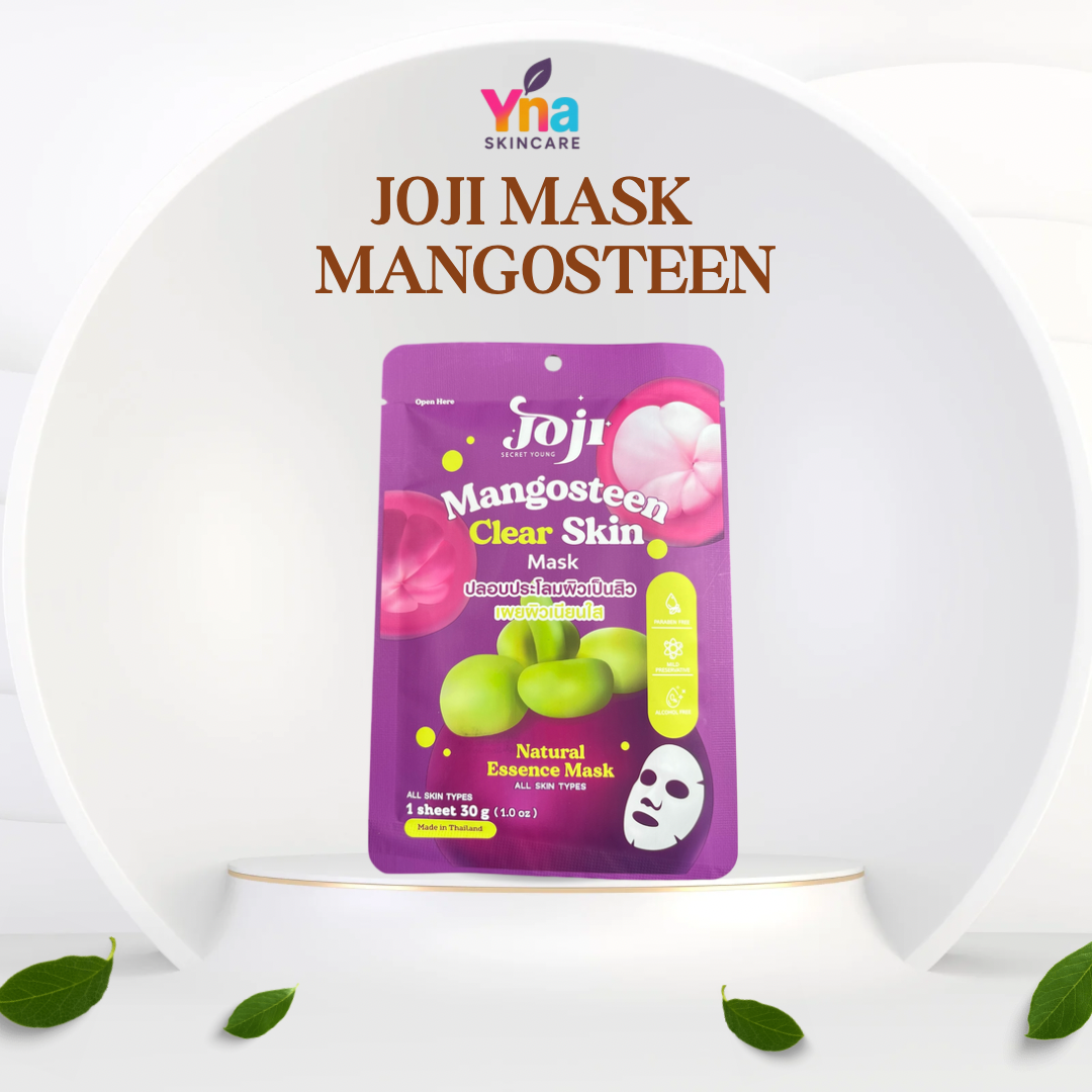 Joji Mangosteen Clear Skin Mask – Natural Essence Sheet Mask (30g)