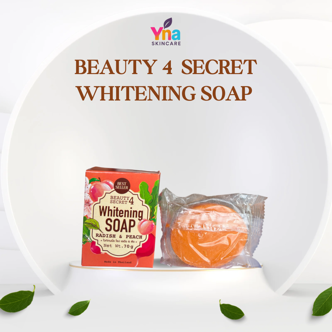 Beauty Secret 4 Whitening Soap – Radish & Peach (70g)