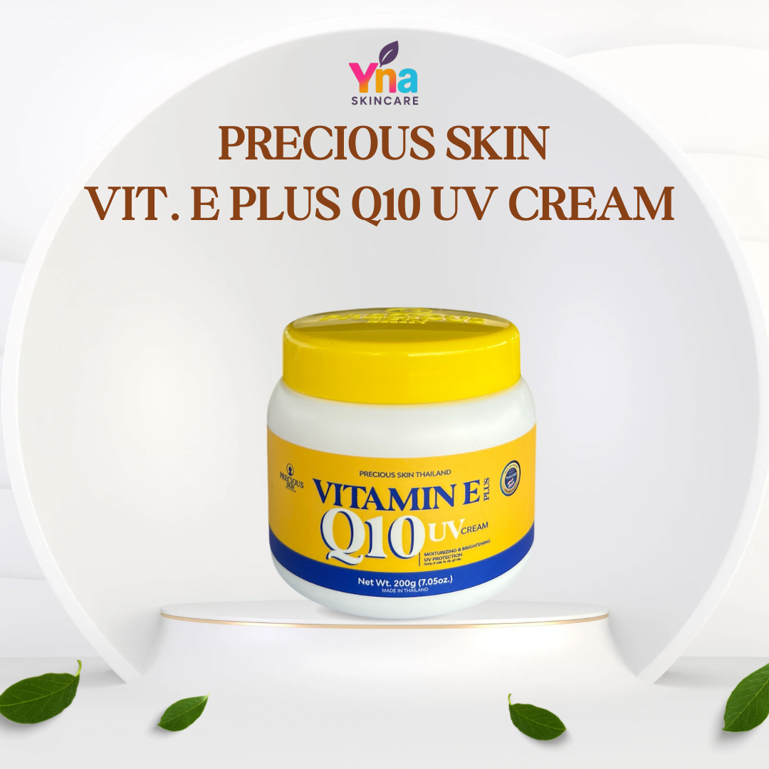 Precious Skin Vitamin E Plus Q10 UV Cream – Brightening & Anti-Aging Body Moisturizer