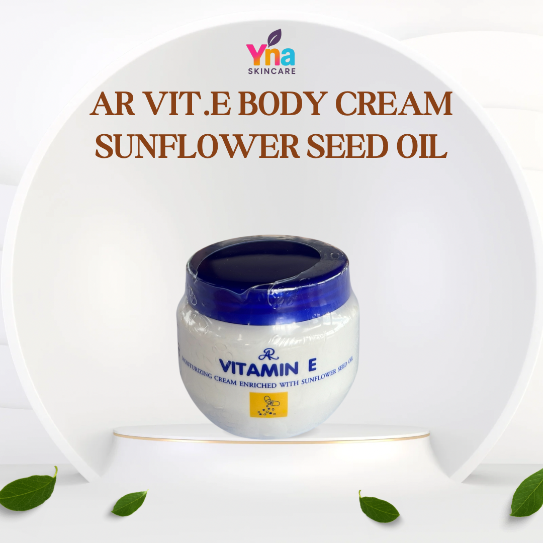 AR Vitamin E Body Cream with Sunflower Seed Oil – Deep Moisturizing & Nourishing Skin Cream