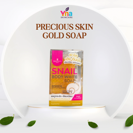 Precious Skin Snail Body White Gold Soap – Whitening & Anti-Aging (70g)