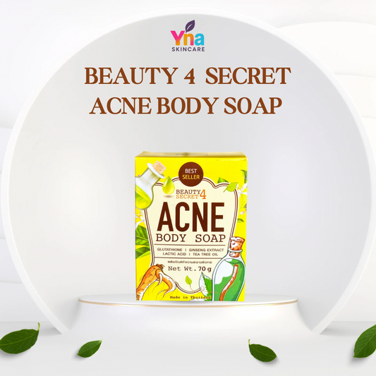 Beauty Secret 4 Acne Body Soap – Glutathione, Ginseng & Tea Tree (70g)