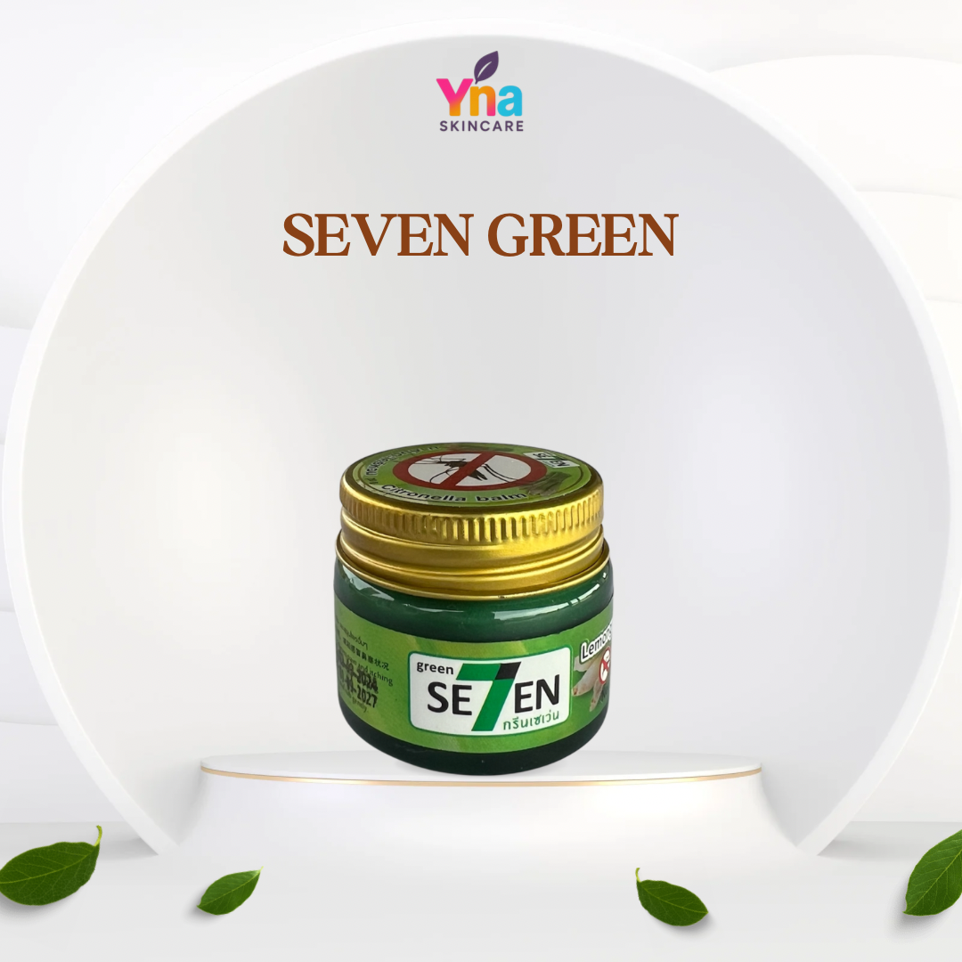 Seven Green Lemongrass Balm – Natural Citronella Mosquito Repellent & Relief Balm