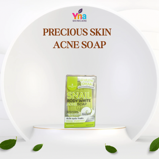 Precious Skin Snail Body White Acne Soap – Whitening & Anti-Acne Care (70g)
