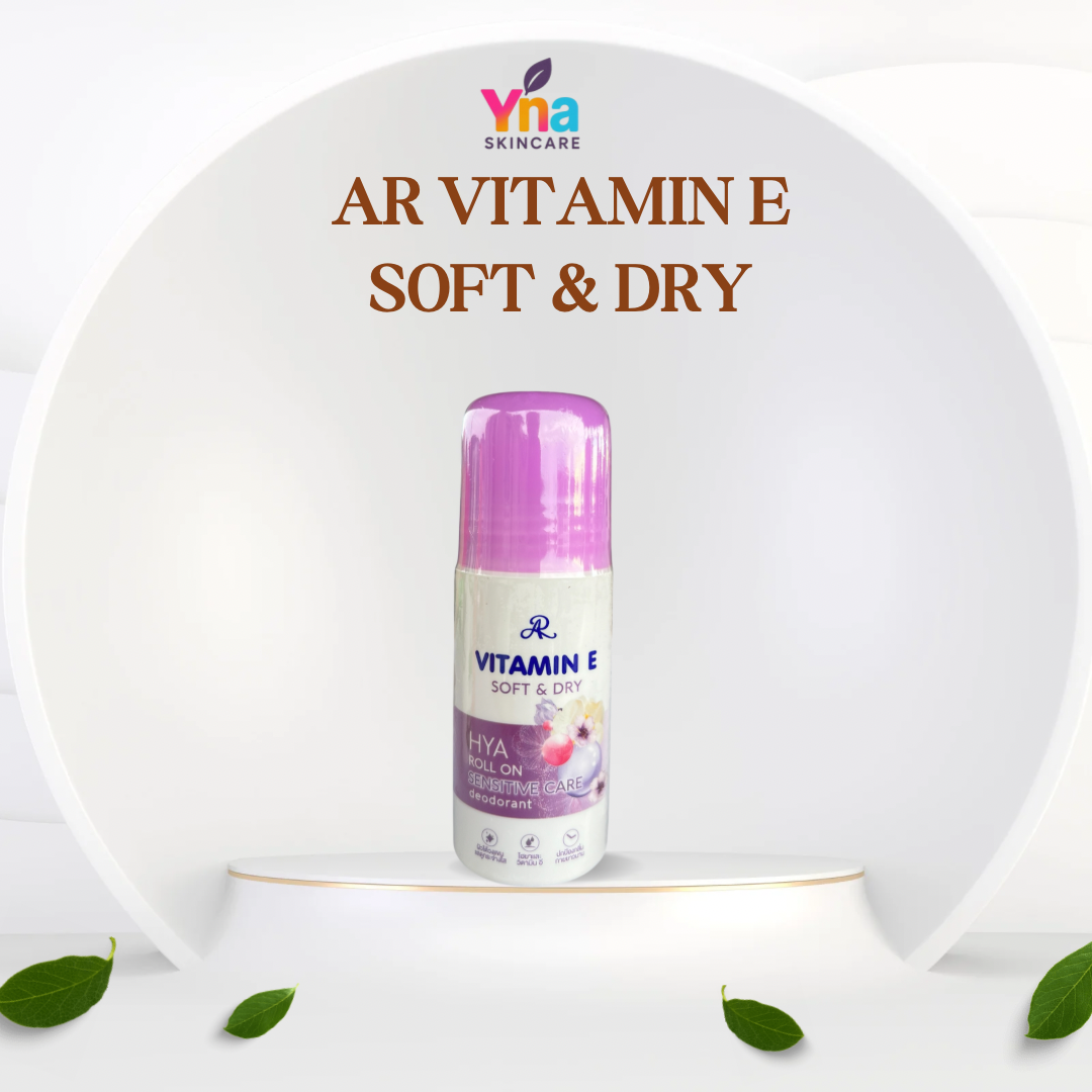AR Vitamin E HYA Roll-On Sensitive Care – Soft & Dry Deodorant for Delicate Skin