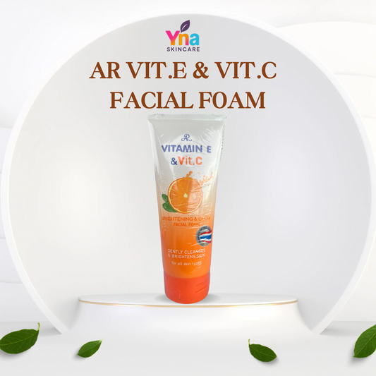 AR Vitamin E & C Brightening & Glow Facial Foam – Gentle Cleanser (190ml)