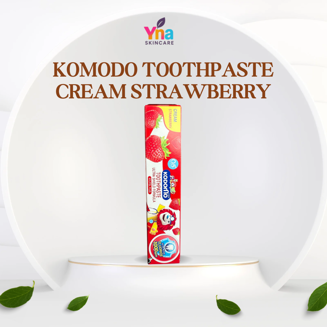 KODOMO Toothpaste Cream Strawberry – Gentle Cavity Protection for Kids (40g)