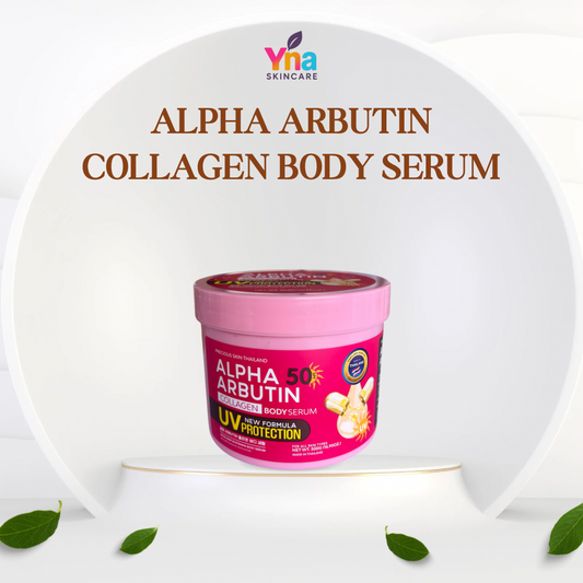 Precious Skin Alpha Arbutin Collagen Body Serum – UV Protection & Whitening (500g)