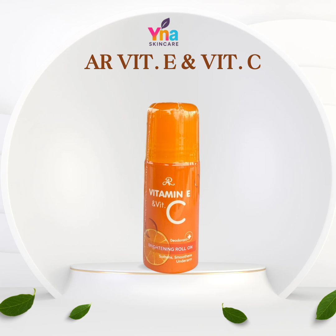 AR Vitamin E & C Brightening Roll-On – Whitening & Smoothing Underarm Deodorant