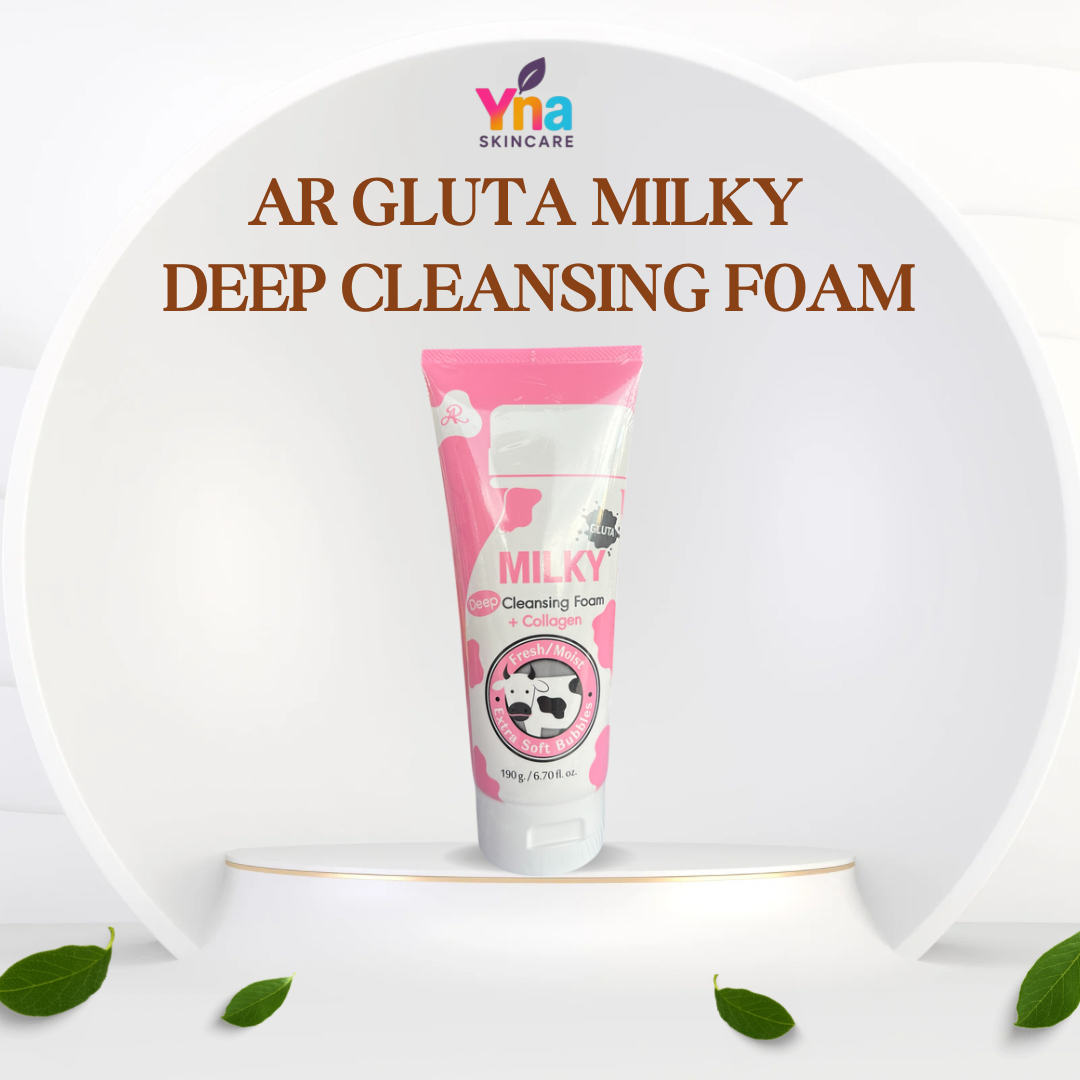 AR Milky Deep Cleansing Foam + Collagen – Fresh & Moist Extra Soft Bubbles (190g)