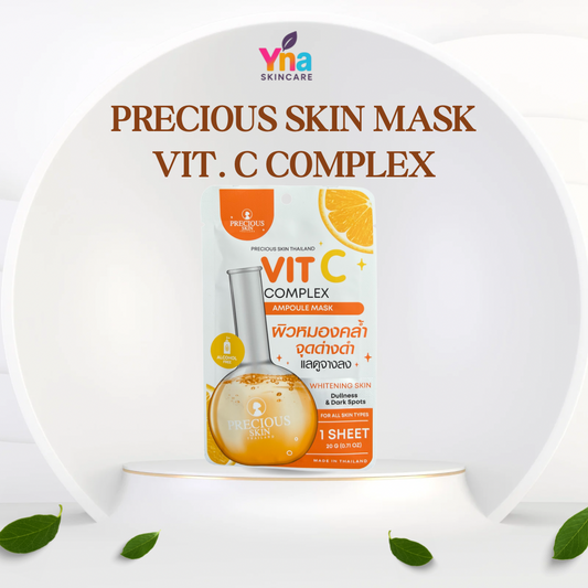 Precious Skin VIT C Complex Ampoule Mask – Whitening & Radiance Boost (20g)