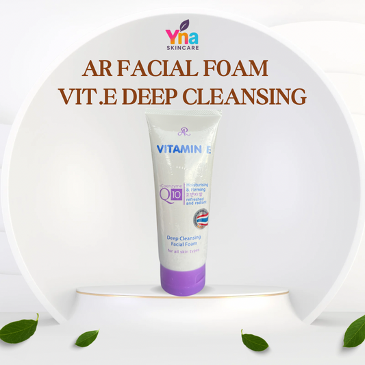 AR Vitamin E + Coenzyme Q10 Deep Cleansing Facial Foam – Moisturizing & Firming (190ml)