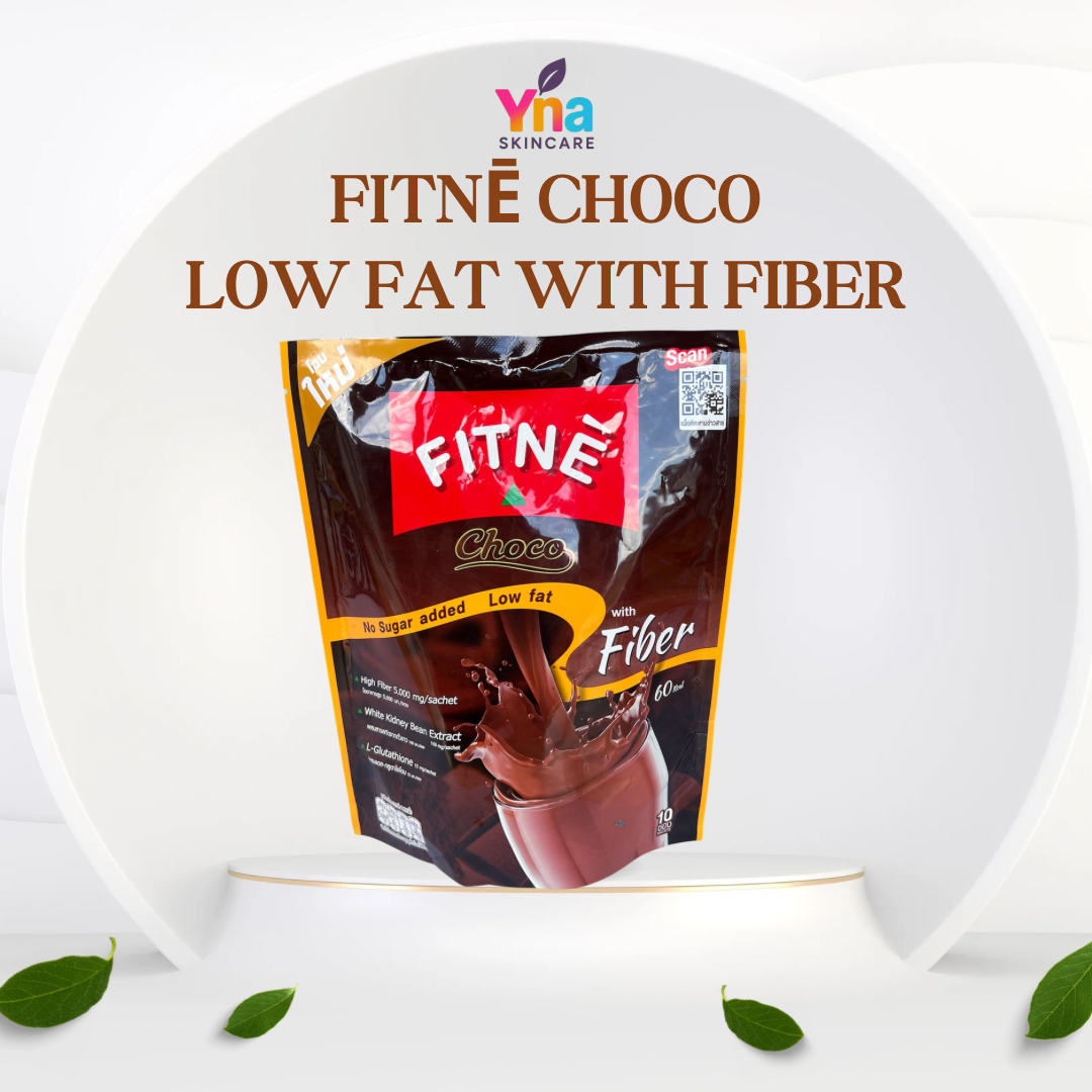 Fitné Choco Low Fat with Fiber – Sugar-Free Chocolate Drink (10 Sachets)