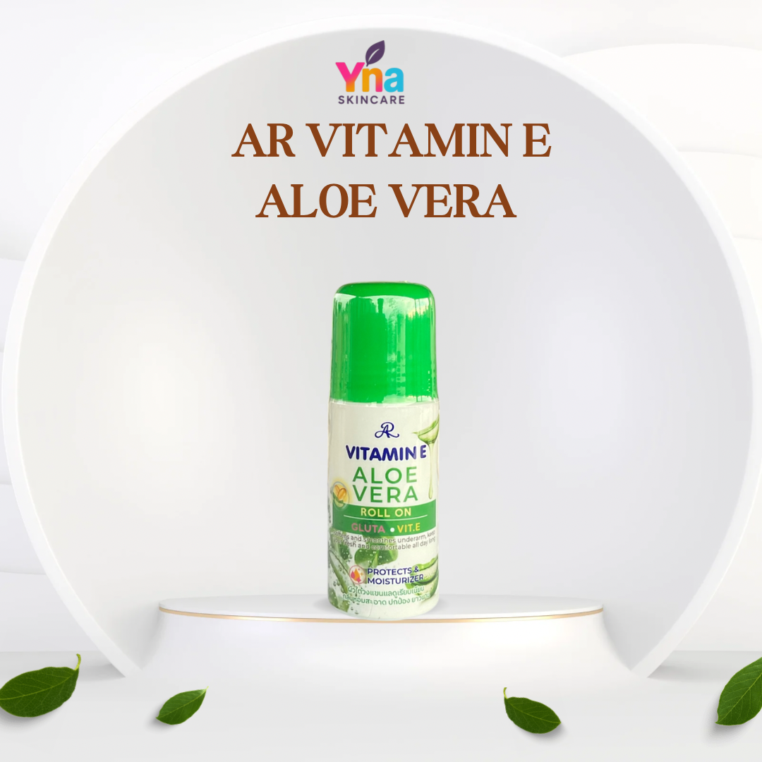 AR Vitamin E Aloe Vera Roll-On – Whitening & Moisturizing Underarm Deodorant