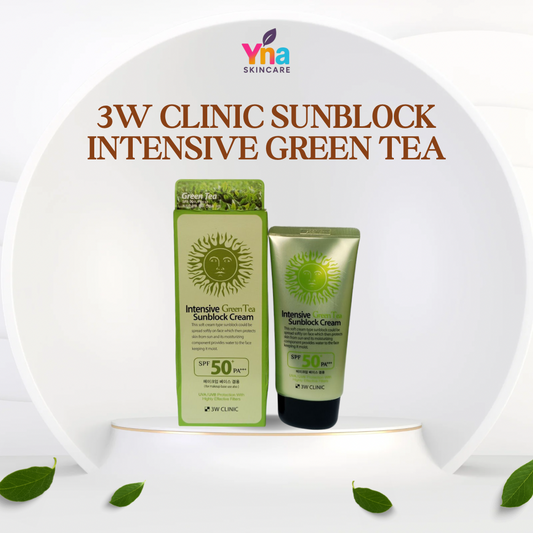 3W Clinic Intensive Green Tea Sunblock Cream SPF 50+ PA+++ (70ml)