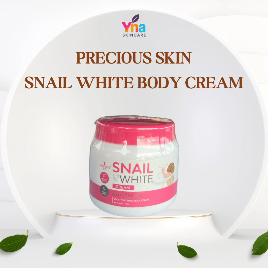 Precious Skin Snail White Body Cream – Whitening & Repairing Moisturizer