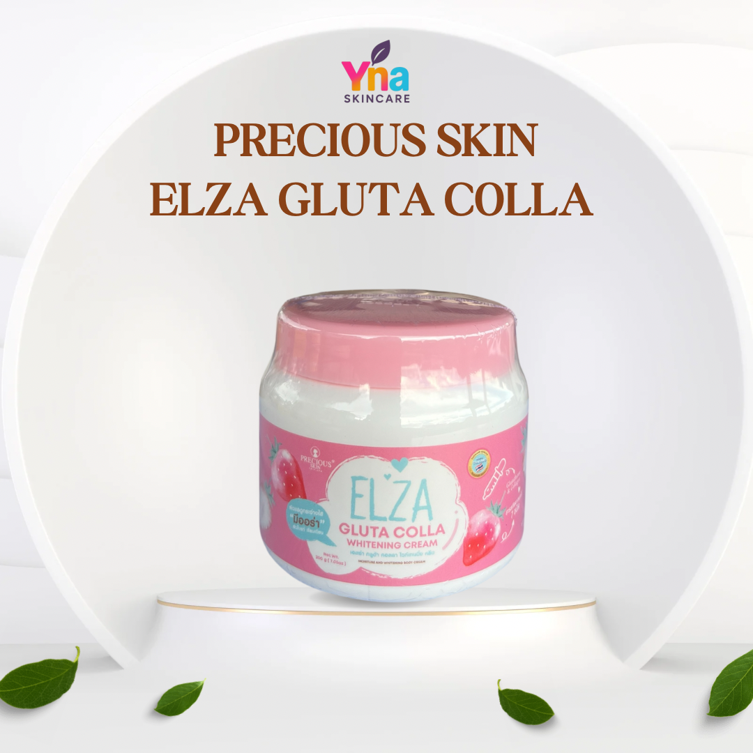 Precious Skin ELZA Gluta Colla Whitening Cream – Brightening & Moisturizing Body Cream