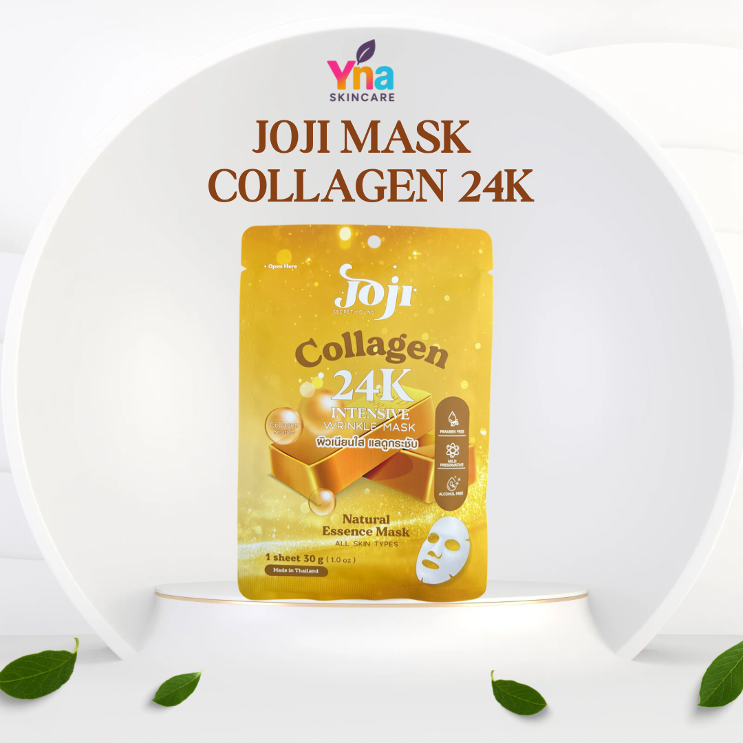 Joji Collagen 24K Intensive Wrinkle Mask – Firming & Anti-Aging Essence Sheet (30g)