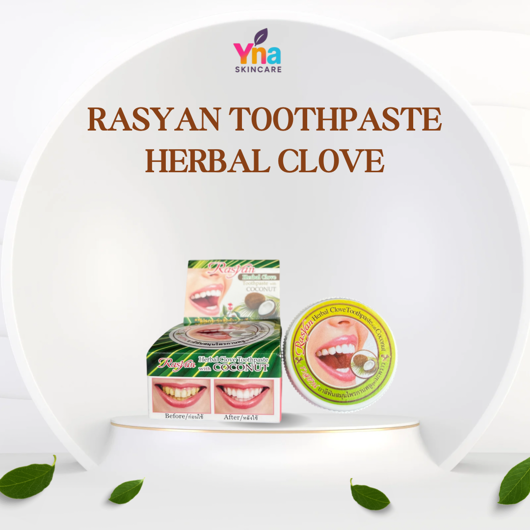Rasyan Herbal Clove Toothpaste with Coconut – Natural Whitening & Fresh Breath