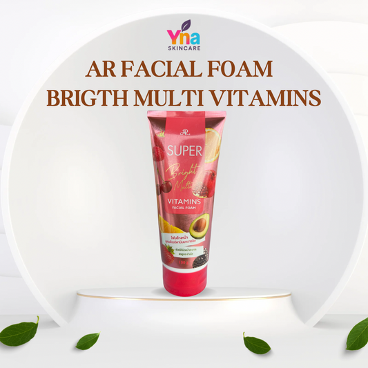 AR Super Bright Multi Vitamins Facial Foam – Deep Cleansing & Brightening (150g)