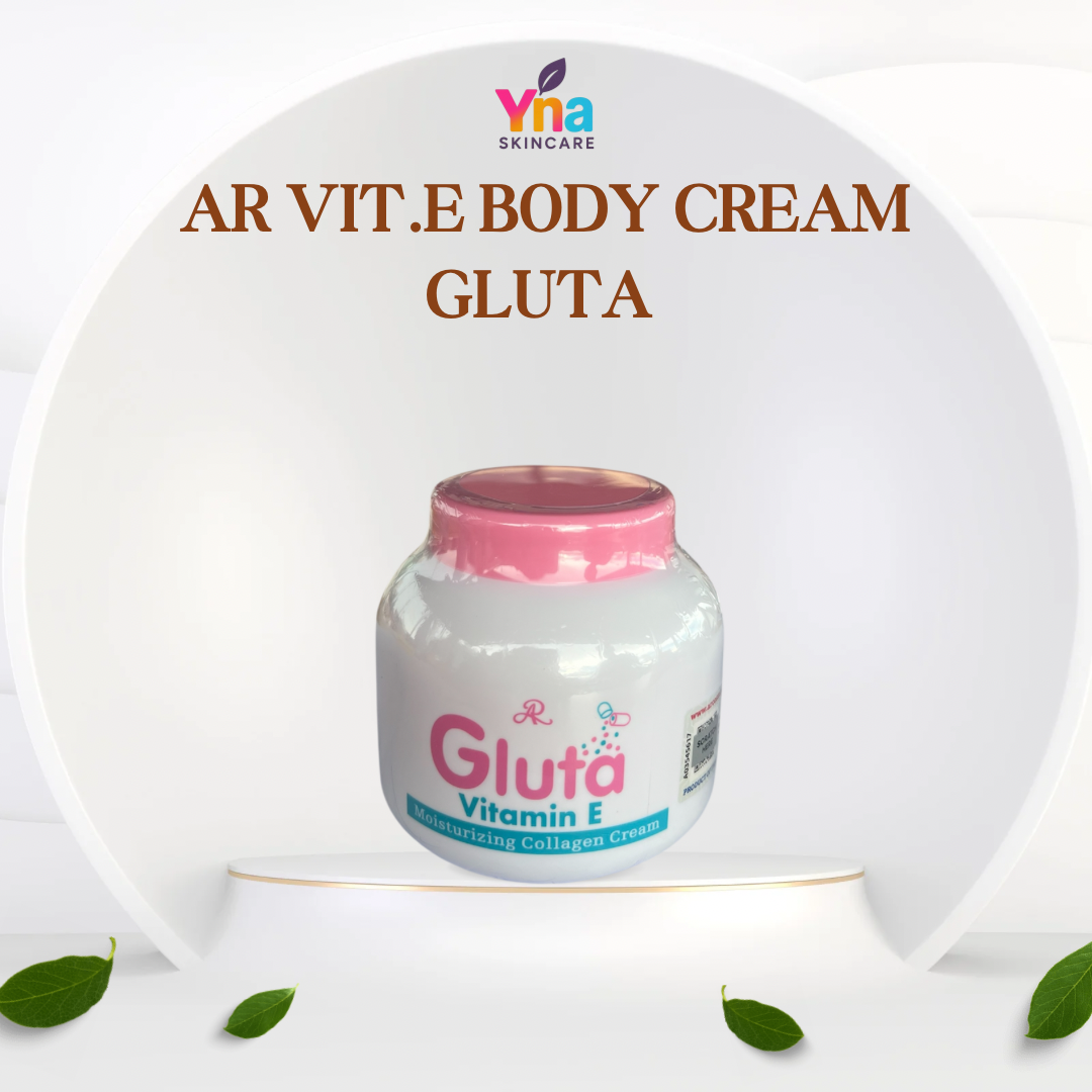 AR Vitamin E Gluta Body Cream – Moisturizing Collagen Whitening Lotion