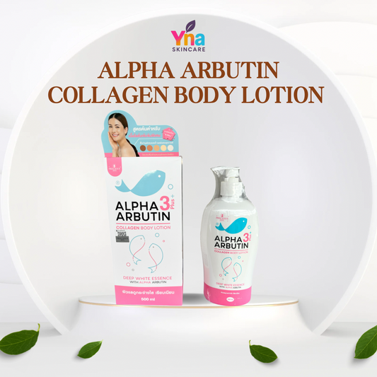 Precious Skin Alpha Arbutin Collagen Body Lotion – Deep White Essence (500ml)