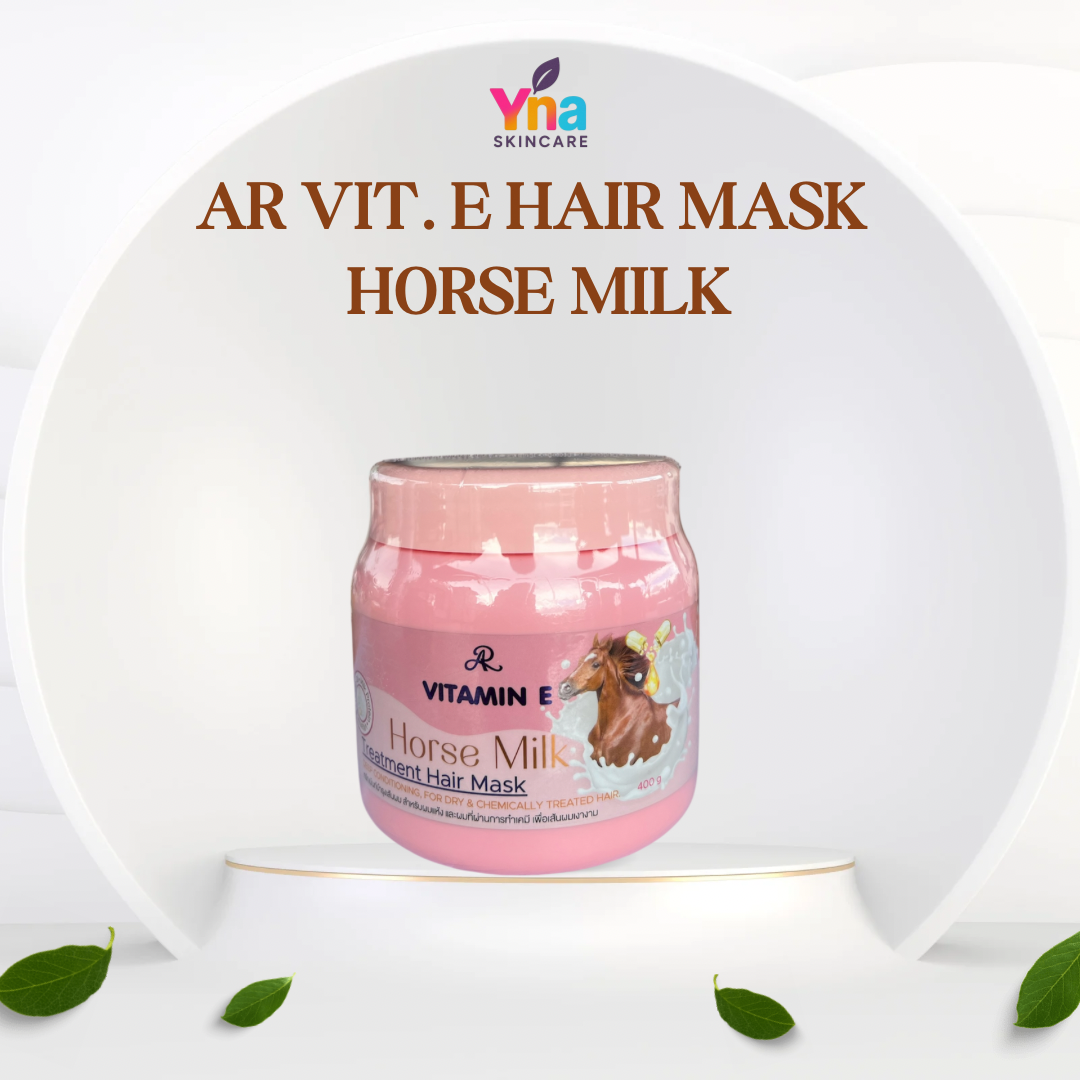 AR Vitamin E Horse Milk Hair Mask – Deep Repair for Dry & Chemically Treated Hair (400g)