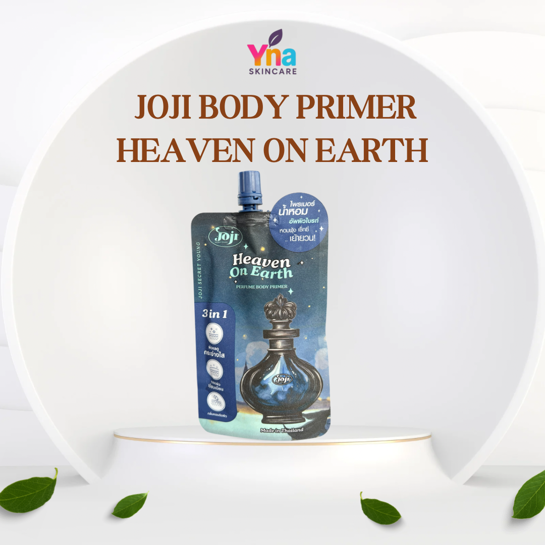 Joji Heaven On Earth Body Primer – 3-in-1 Perfume Moisturizing Lotion (50ml)