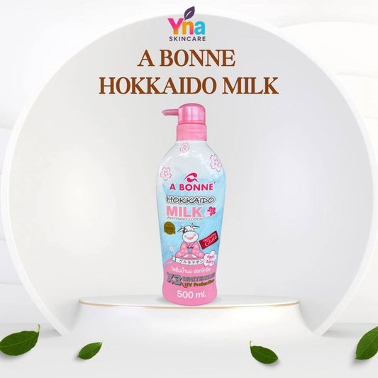 A Bonne’ Hokkaido Milk Whitening Lotion with Glutathione (500ml)