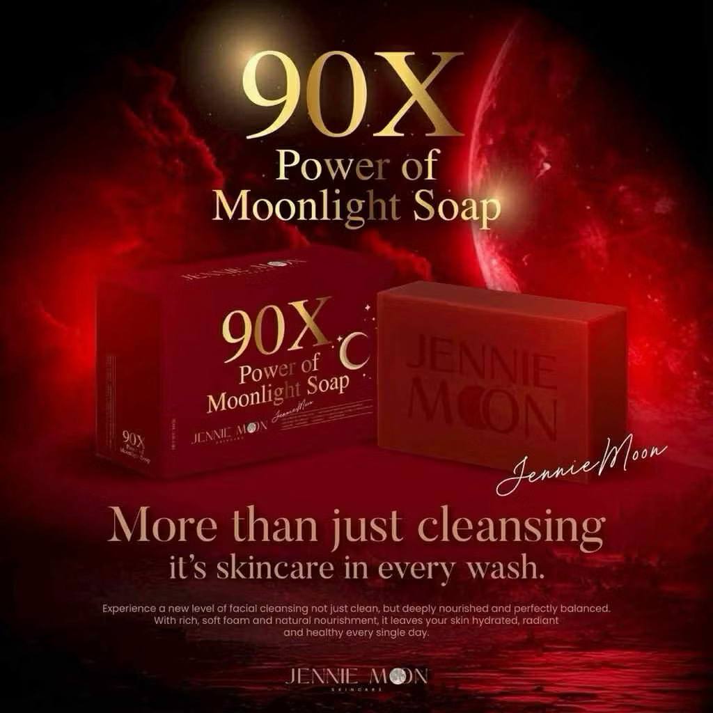 JENNIE MOON 90X POWER OF MOONLIGHT SOAP  Luxury Brightening & Nourishing Beauty Soap