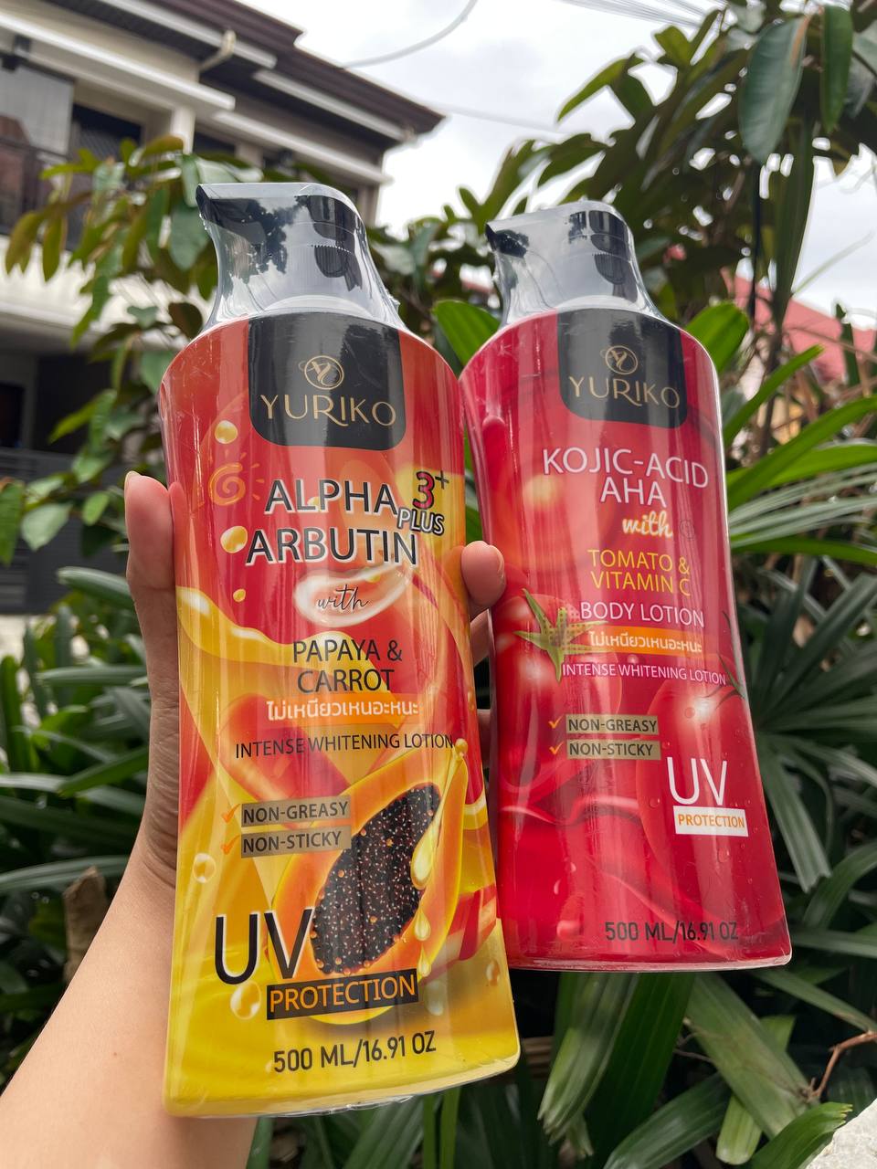 YURIKO ALPHA ARBUTIN 3 PLUS+ WITH PAPAYA & CARROT BODY LOTION  Intense Whitening Body Lotion with UV Protection